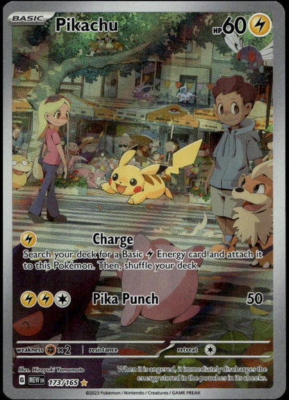 Pikachu 173/165 (NM, MEW EN 151)
