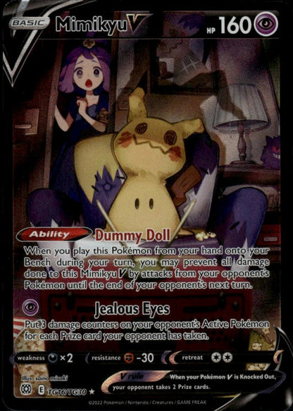 Mimikyu V #TG16/TG30 (NM/M, Brilliant Stars)