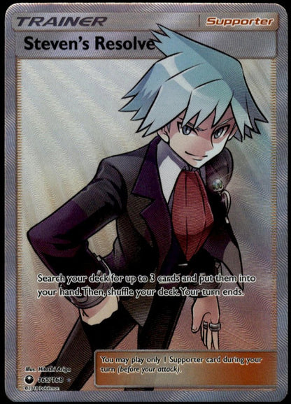 Steven's Resolve #165/168 (NM/M, Celestial Storm)