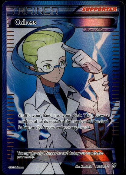 Colress (Team Plasma) #135/135 (NM-, Plasma Storm)