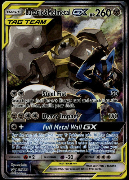 Lucario & Melmetal GX #SM192 (NM/M, S&M BSP)