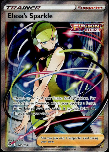 Elesa's Sparkle #260/264 (NM/M, Fusion Strike)