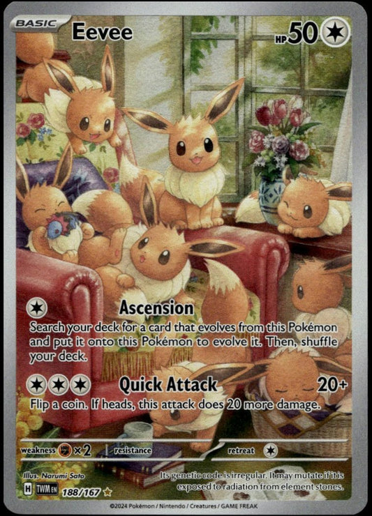 Eevee #188/167 (NM/M, Twilight Masquerade)