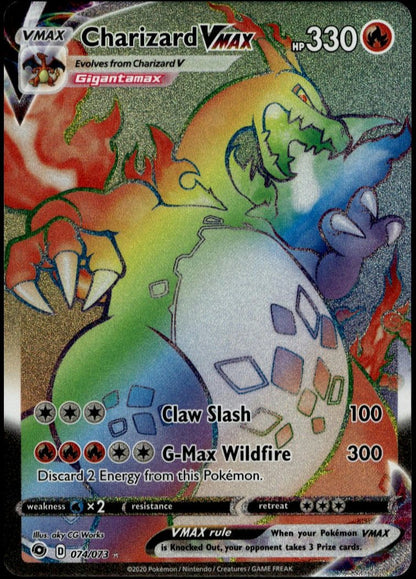 Charizard VMAX (Secret) #074/023 (NM/M, Champion's Path)