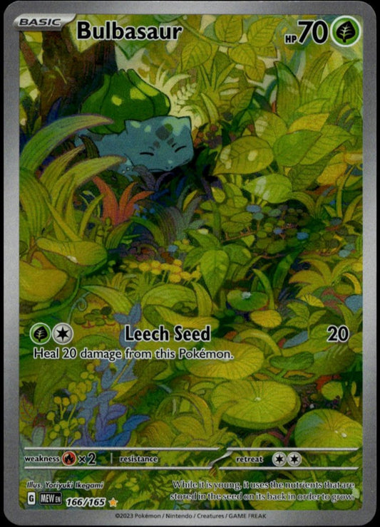 Bulbasaur #166/165 (NM/M, MEW EN 151)