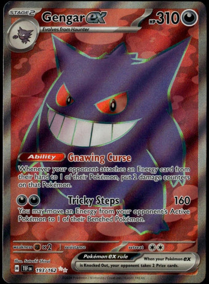 Gengar ex #193/162 (NM/M, Temporal Forces)