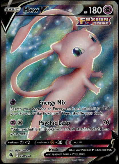 Mew V #250/264 (NM/M, Fusion Strike)
