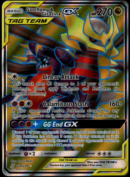 Garchomp & Giratina GX Tag Team #228/236 (NM/M, Unified Minds)