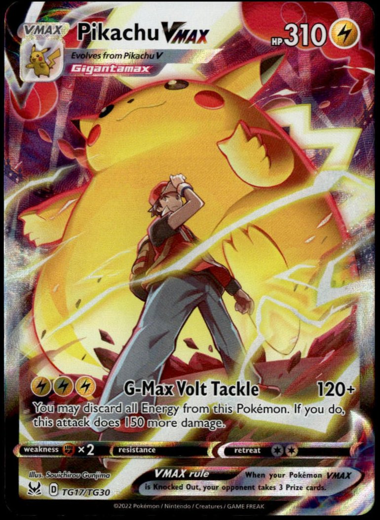 Pikachu VMAX #TG17/TG30 (NM/M, Lost Origin)