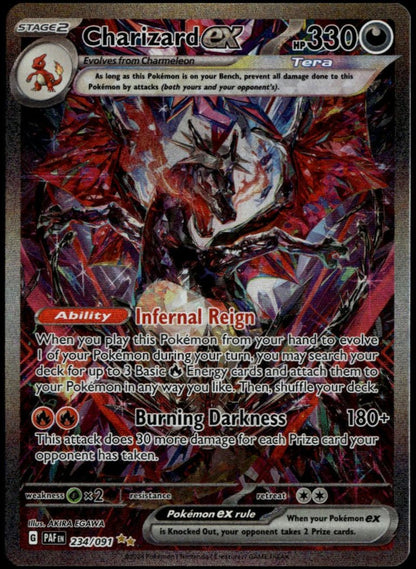 Charizard ex #234/091 (NM/M, Paldean Fates)