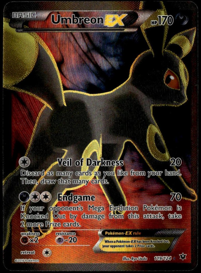 Umbreon EX #119/124 (NM, XY Fates Collide)