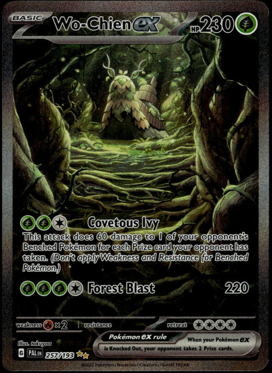 Wo-Chien ex #257/193 (NM/M, Paldea Evolved)