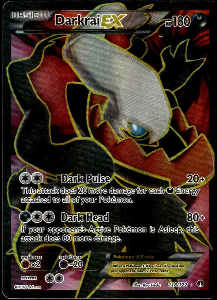 Darkrai EX #118/122 (LP, XY BREAKpoint)