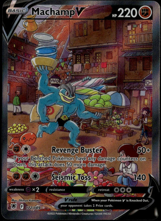 Machamp V Alt Art #172/189 (NM/M, Astral Radiance)