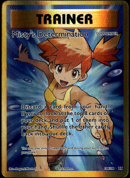 Misty's Determination #108/108 (NM, XY Evolutions)