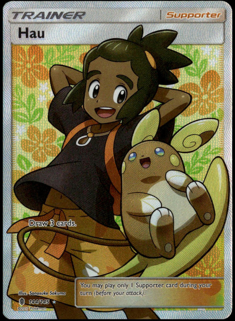 Hau #144/145 (NM/M, S&M Guardian's Rising)