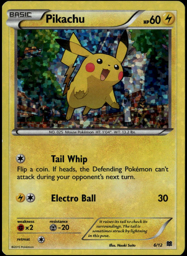 Pikachu #6/12 (LP+, 2015 McDonalds Promo)