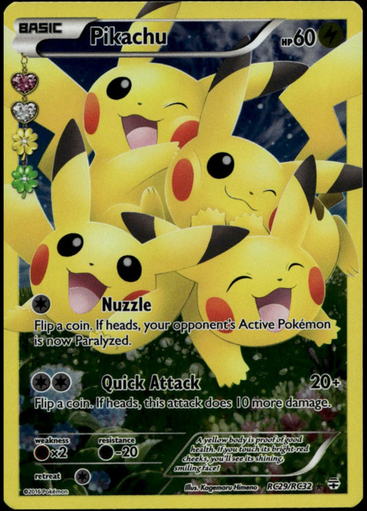 Pikachu #RC29/RC32 (NM, Generations: Radiant Collection)