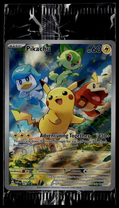 Pikachu #SVP027 (NM/M, SVP Paldea BSP)