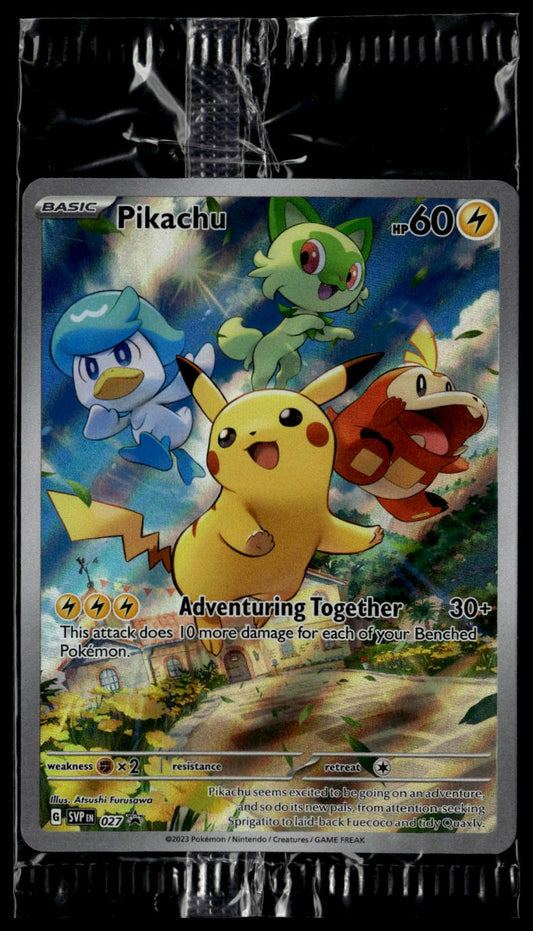 Pikachu #SVP027 (NM/M, SVP Paldea BSP)