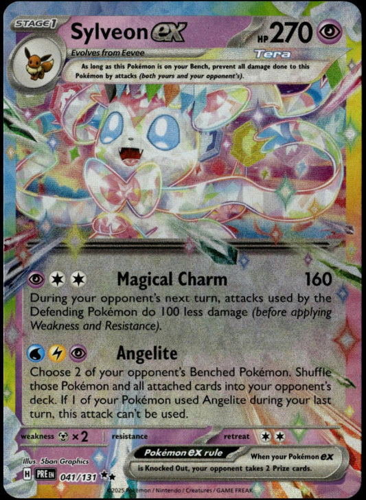 Sylveon ex #041/131 (NM/M, Prismatic Evolution)