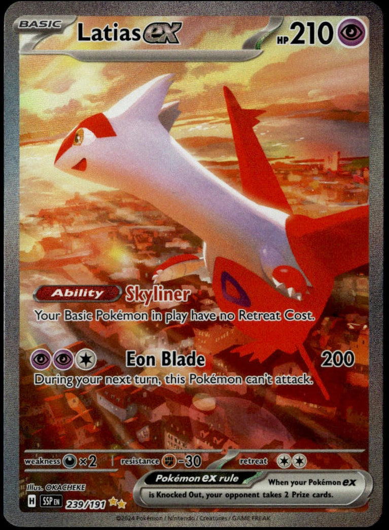 Latias ex #239/191 (NM, Surging Sparks)