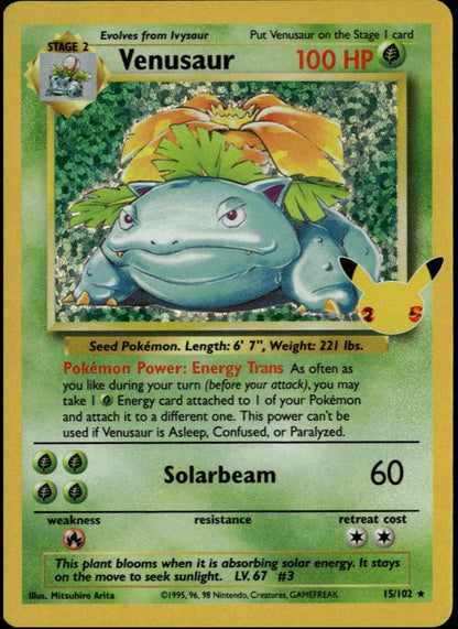 Venusaur Holo #15/102 (NM-, Celebrations)