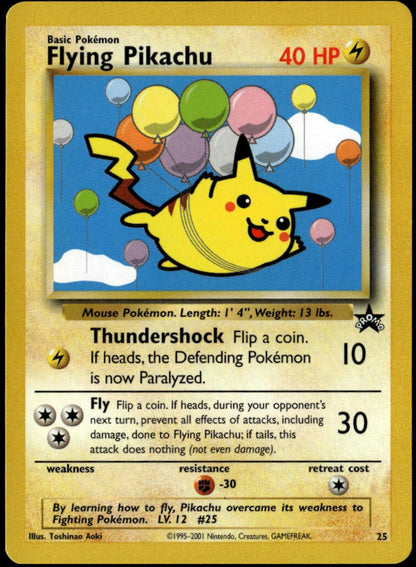 Flying Pikachu #25 (NM, 2000 WoTC BSP)