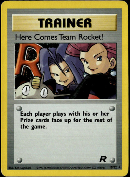 Here Comes Team Rocket Holo #15/82 (LP+, Team Rocket)