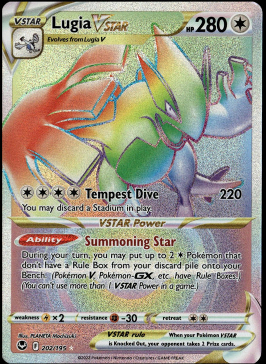 Lugia VSTAR #202/195 (NM-, Silver Tempest)