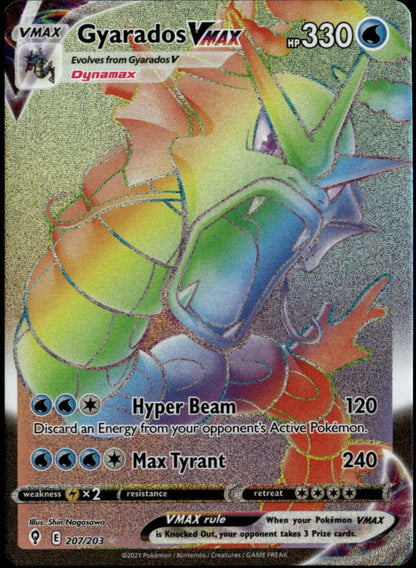 Gyarados VMAX #207/203 (NM/M, Evolving Skies)