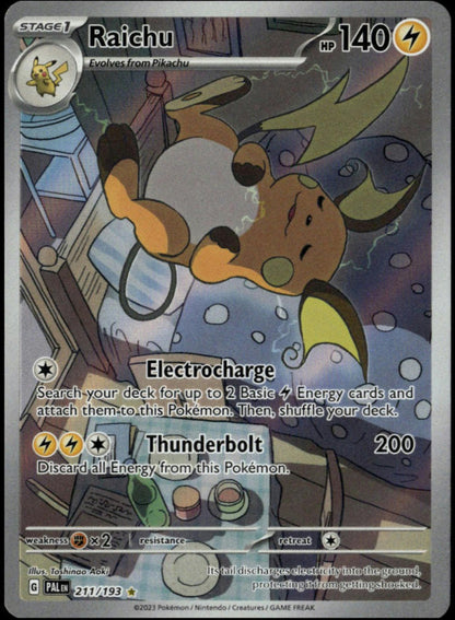 Raichu #211/193 (NM/M, Paldea Evolved)