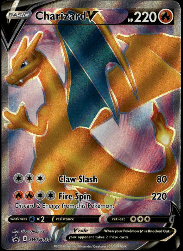 Charizard V #SWSH050 (NM/M, SWSH Promo)