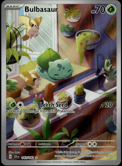 Bulbasaur #143/142 (NM/M, Stellar Crown)