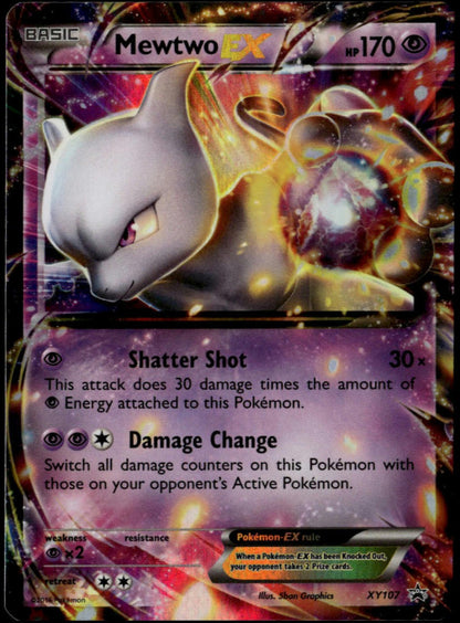Mewtwo EX #XY107 (LP, XY Promos)