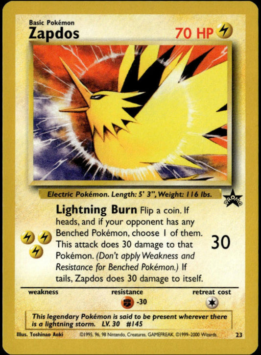 Zapdos #23 (NM, WoTC BSP)