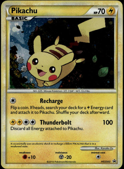 Pikachu Holo #HGSS03 (NM, HeartGold SoulSilver BSP)