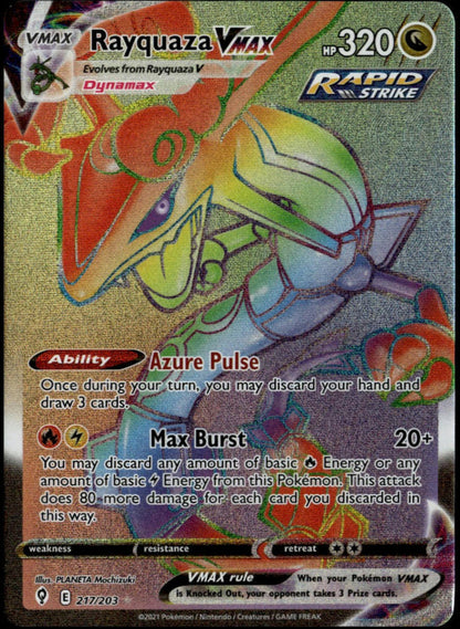 Rayquaza VMAX #217/203 (NM/M, Evolving Skies)