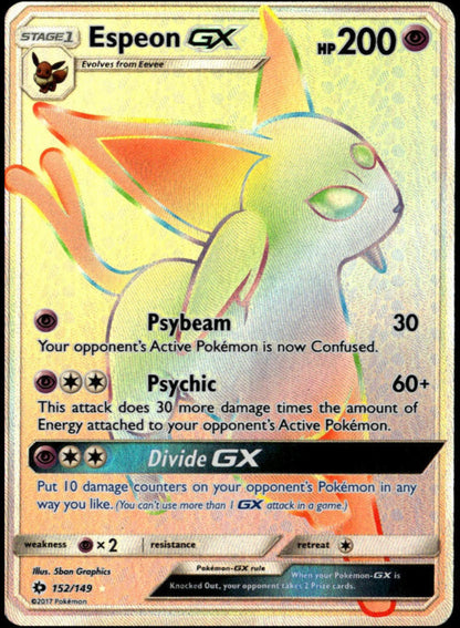 Espeon GX #152/149 (NM/M, Sun & Moon Base)