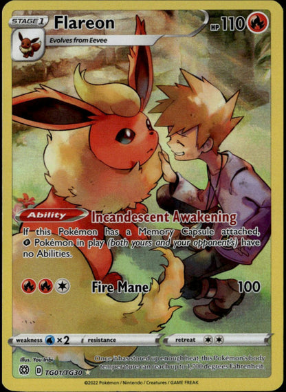 Flareon #TG01/TG30 (NM,  Brilliant Stars)