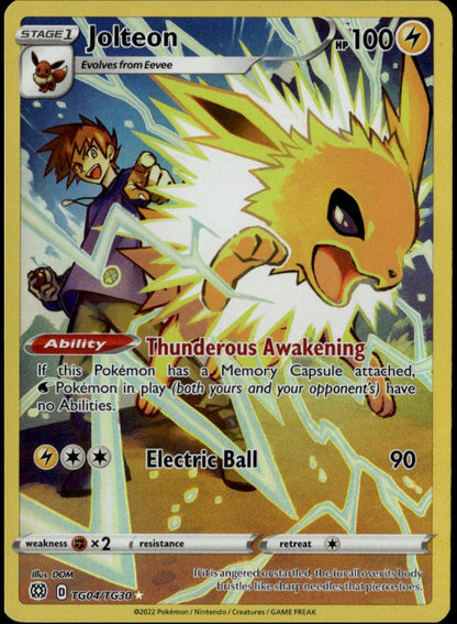 Jolteon #TG04/TG30 (NM,  Brilliant Stars)