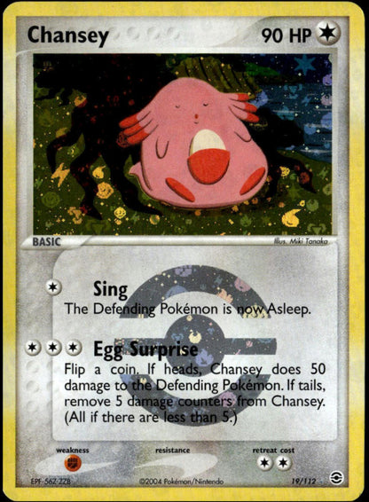 Chansey #19/112 Reverse Holo (LP+, FireRed & LeafGreen)
