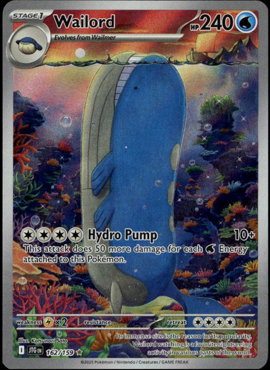 Wailord #162/159 (NM/M, Journey Together)