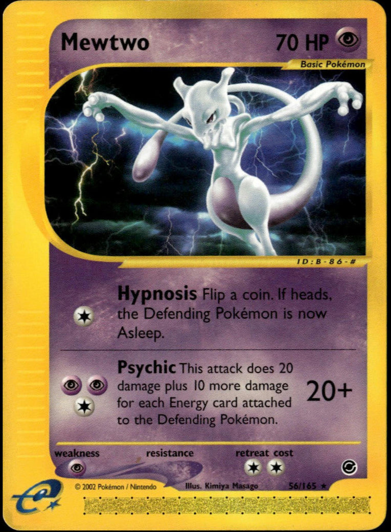 Mewtwo #56/165 (LP+, Expedition)
