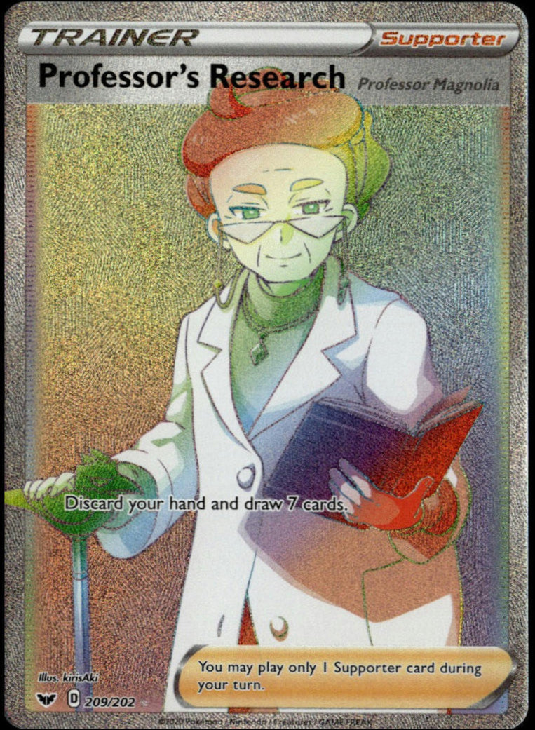 Professor's Research #209/202 (NM/M, SWSH Base)