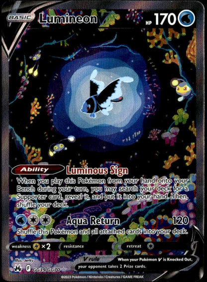 Lumineon V #GG39/GG70 (NM/M, Crown Zenith)