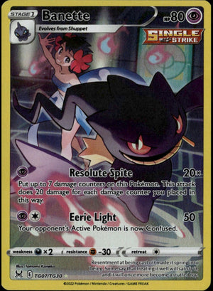 Banette #TG07/TG30 (NM, Lost Origin)