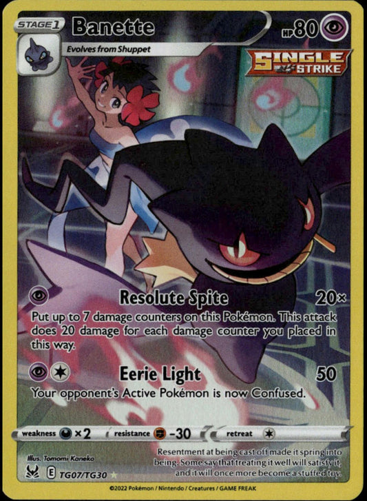Banette #TG07/TG30 (NM, Lost Origin)