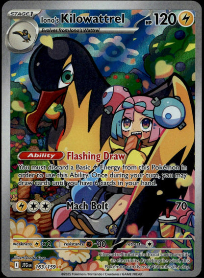 Iono's Kilowattrel #163/159 (NM/M, Journey Together)