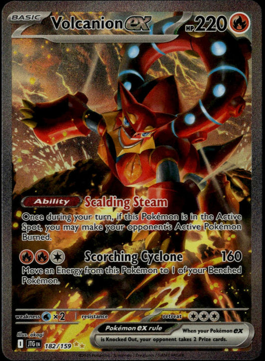 Volcanion ex #182/159 (NM/M, Journey Together)